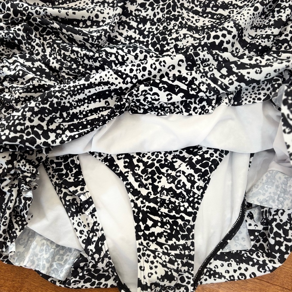 Kim Gravel x Swimsuits For All Swimsuit Sz 24 Skirted 1-Piece Suit - Picture 3 of 8